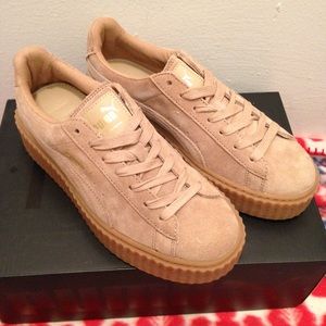 Fenty oatmeal creeper size 6.5 Brown puma